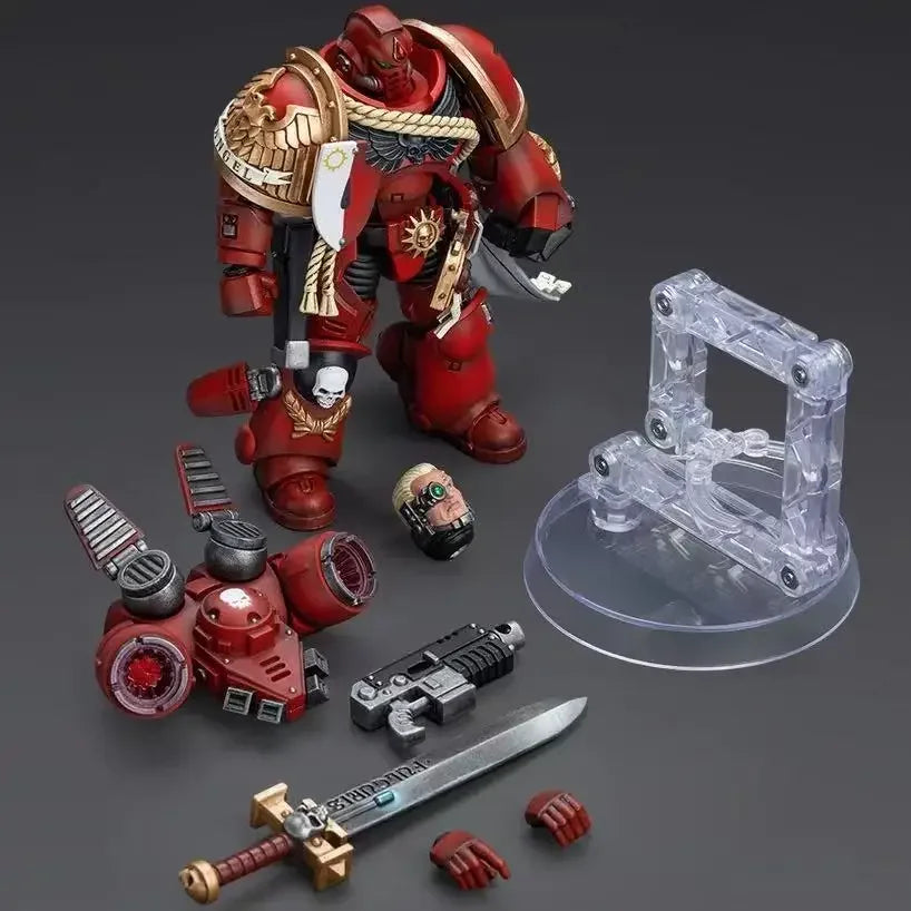JOYTOY  40K 1/18 Action Figure Ultramarines Blood Angels Jump Pack Captain Figure Model Collection Toy Gift