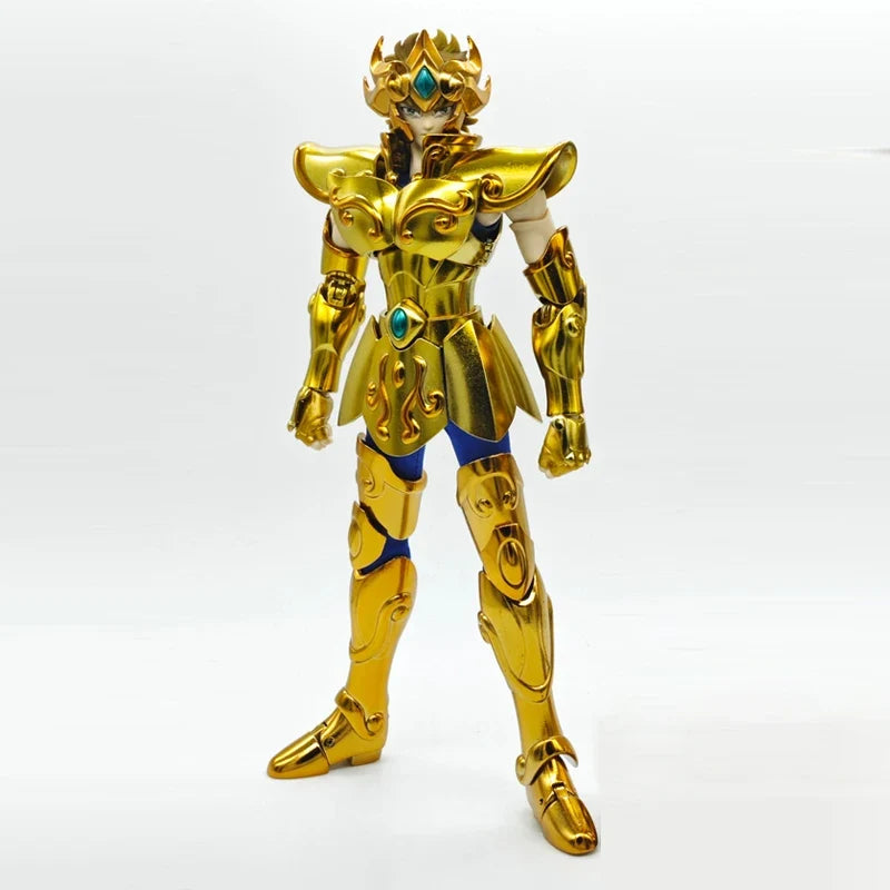 In stock JM.MST Saint Seiya Myth Cloth EXM Leo Aiolia Plus 3.0/Crown 1/7 25cm Gold Knights of the Zodiac Action Figure