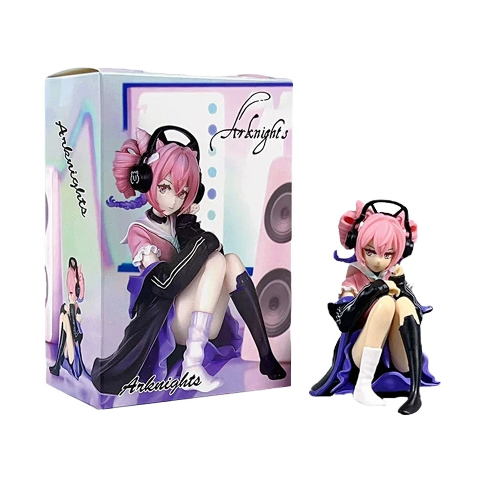 Arknights Anime Figures Pretty Girl Noodle Stopper PVC Model Kawaii Dolls High Quality Collection Desk Decoration Toys Boys Gift