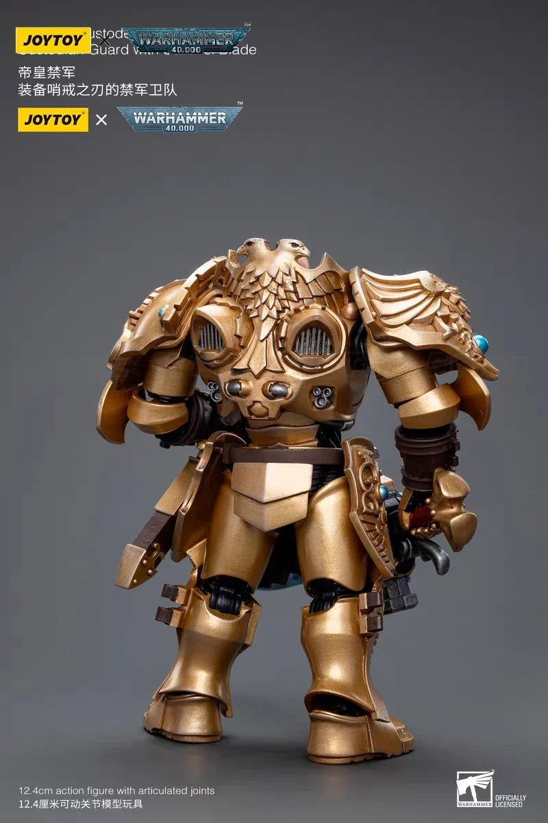 【In stock】JOYTOY 1/18 Action Figure Warhammer 40K  Adeptus Custodes Custodian Guard with Sentinel Blade Toy