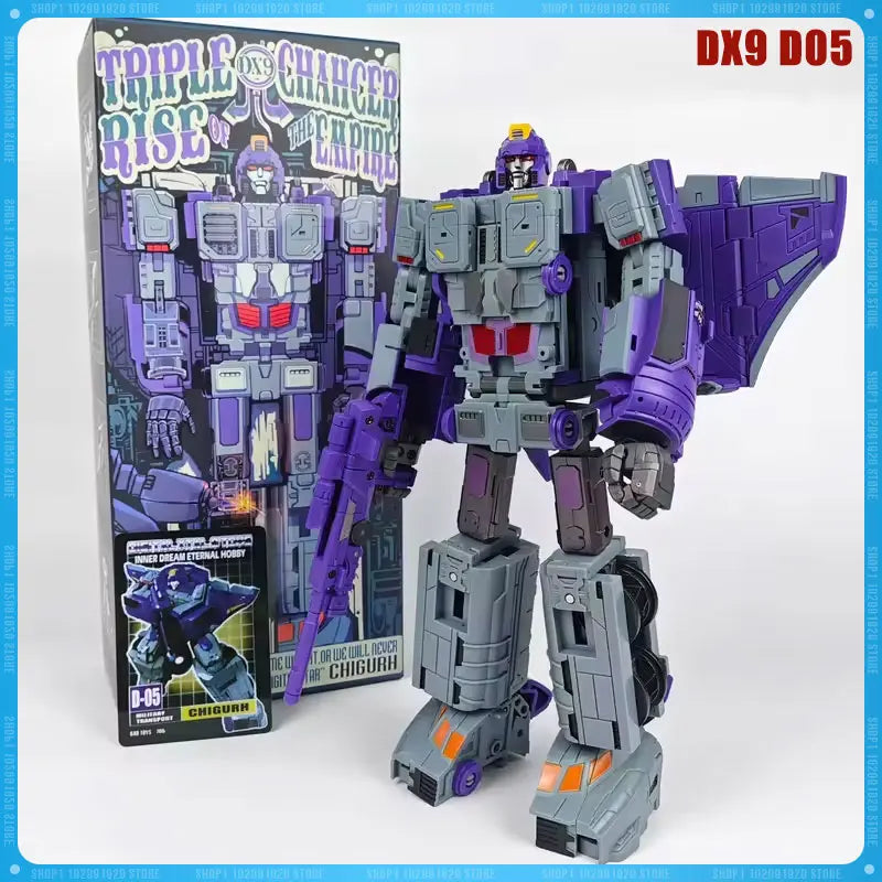 IN STOCK Transformation G1 DX9 D05 Astrotrain Big Train Chigurh DX9 Triplee/ Changer Thomas Action Figure Robot Toy Gift