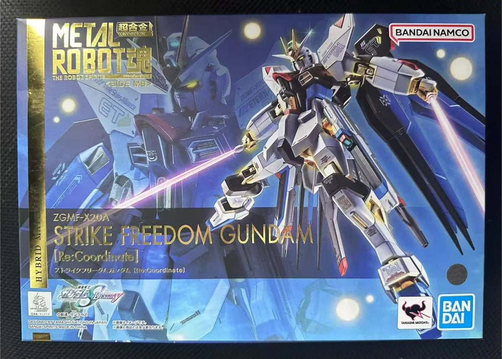 Officially Licensed BANDAI METAL ROBOT SPIRITS Coordinate Gundam Strike Freedom Figure Anime Action Assembled Model Genuine Toy