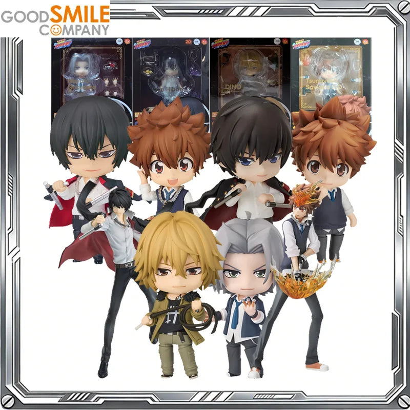 Good Smile Original Nendoroid REBORN! Anime Kyoya Hibari Tsunayoshi Sawada Hayato Gokudera Dino Actionfiguren Spielzeug Modell Geschenke