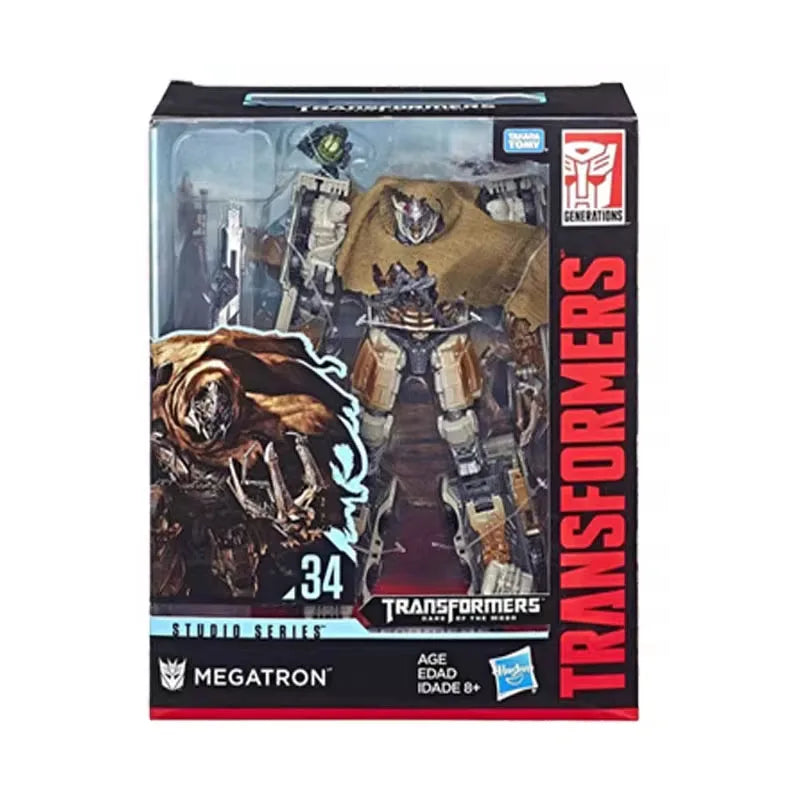 Hasbro Original Transformers Anime Figure Studio Series SS34 Tanker Megatron Action Figure Toys for Boys Girls Kids Gift