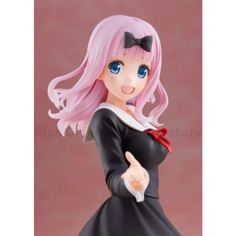 Original in Stock WAVE Kaguya-sama: Love Is War Season Fujiwara Chika Toys Statue Model Doll Ornaments Gift Figure Collection