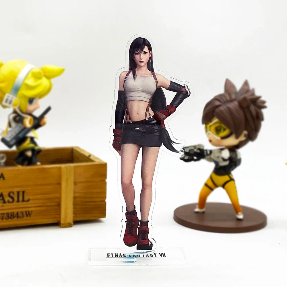 Hot sale F  FF7 VII 7 Tifa Lockhart Aerith Gainsborough REMAKE  Japan acrylic standee figurines  mjvl