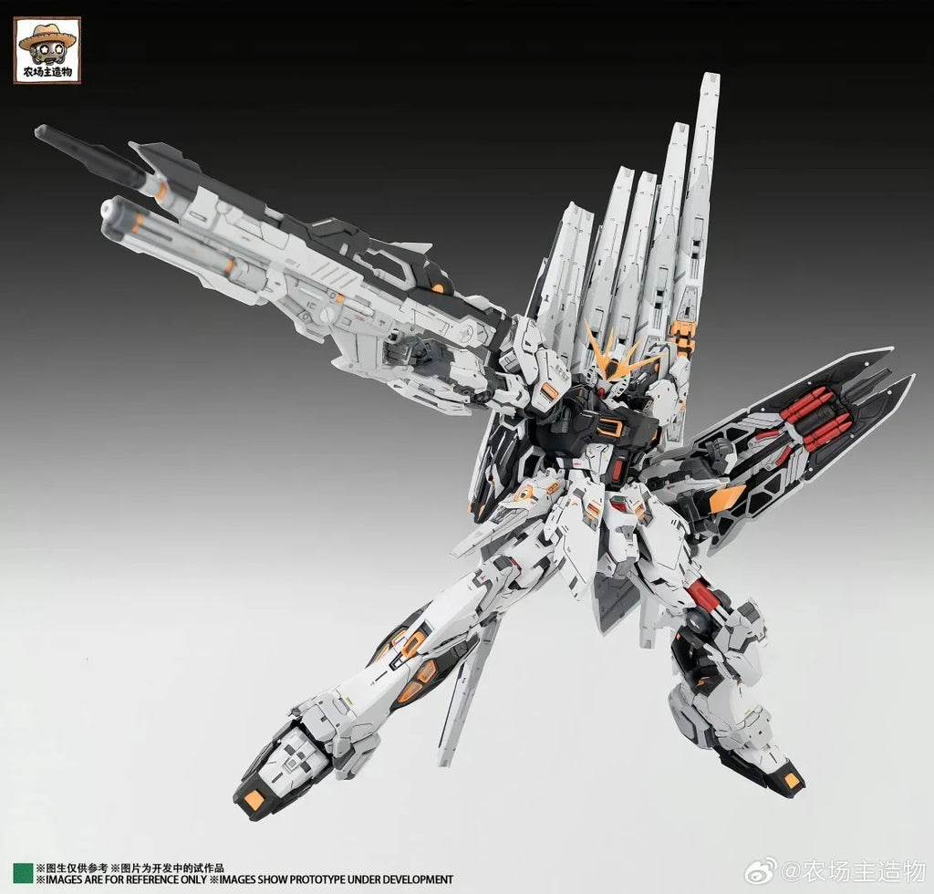 In Stock NONGCHANGZHU Model Rx-93 V Gk Assembly Model Kits 1/100 Mg Anime Action Figure Robot Plastic Model Gifts Toys