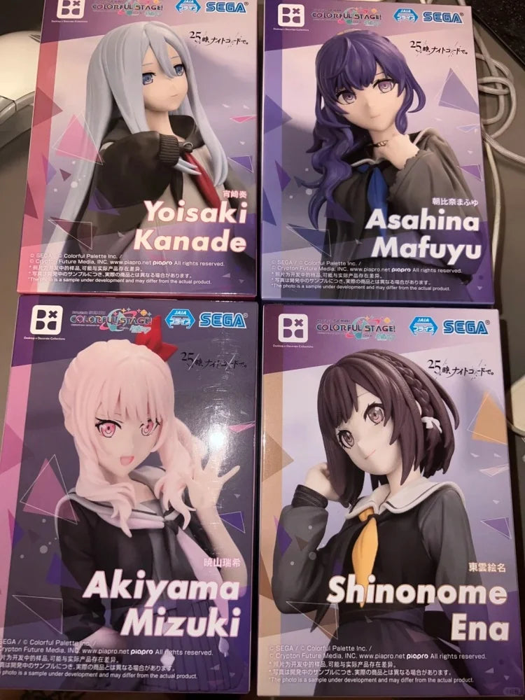 Original SEGA Project Sekai Colorful Stage Hatsune Miku Model Figurine Akiyama Mizuki Shinonome Ena Asahina Collectible Toy Gift