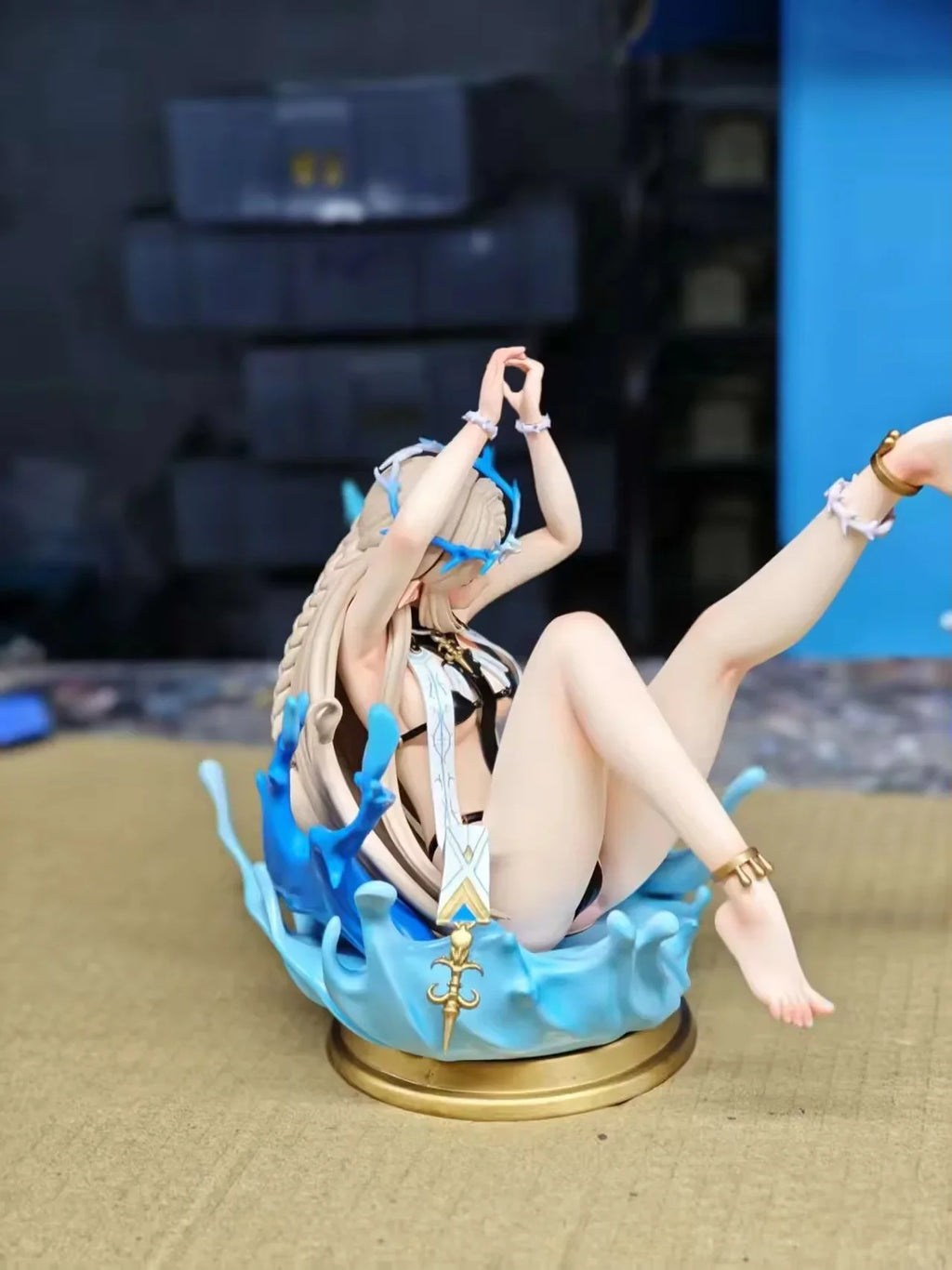 Cartethyia Erciyuan Beautiful Girl Desktop Ornaments Cadicia Chassis Model Garage Kit Action Figure Collectible Gift for Fans