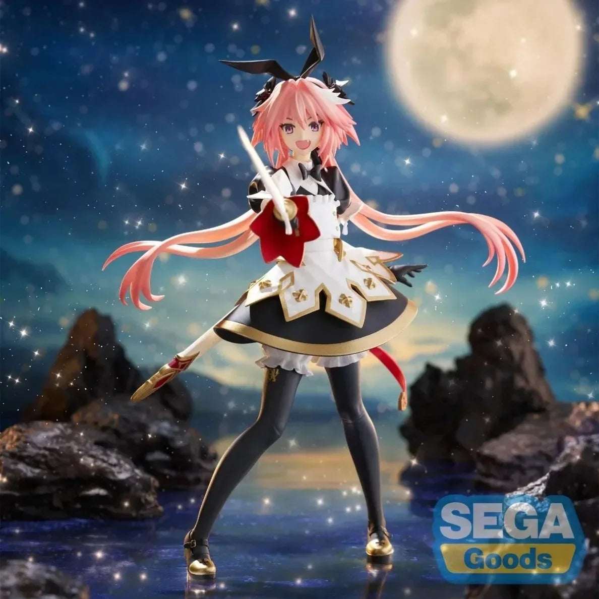 In Stock Original Genuine SEGA FIGURIZM FGO Fate Grand Order Astolfo Swordsman 21Cm Anime Collection Action Figure Model Kits