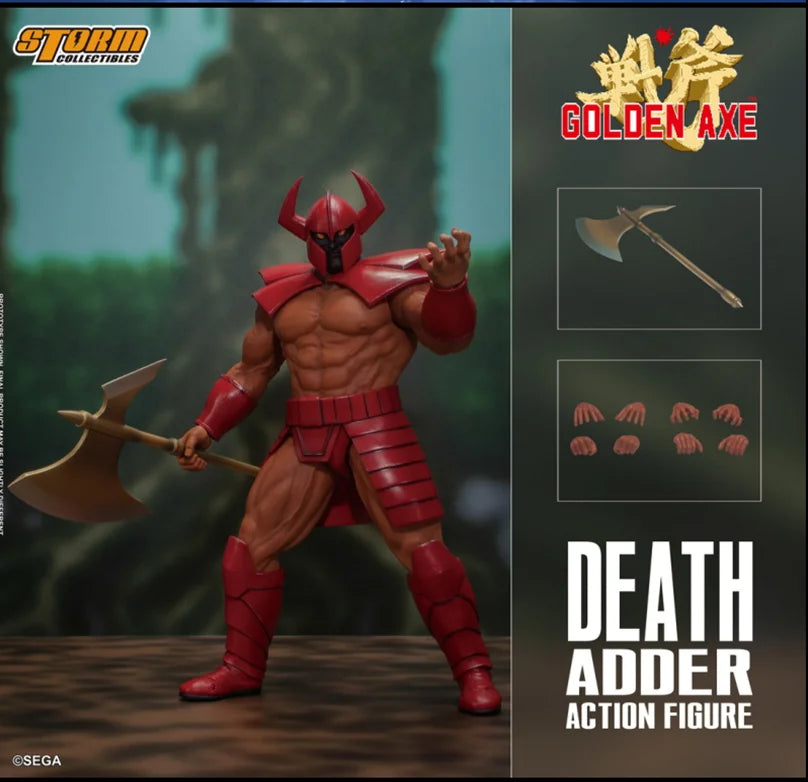 Brand New Storm Toys Original 1/12 Arcade Battle Axe BOSS Demon King Death Viper DEATH ADDER Game Doll Toy Gift Collection Spot