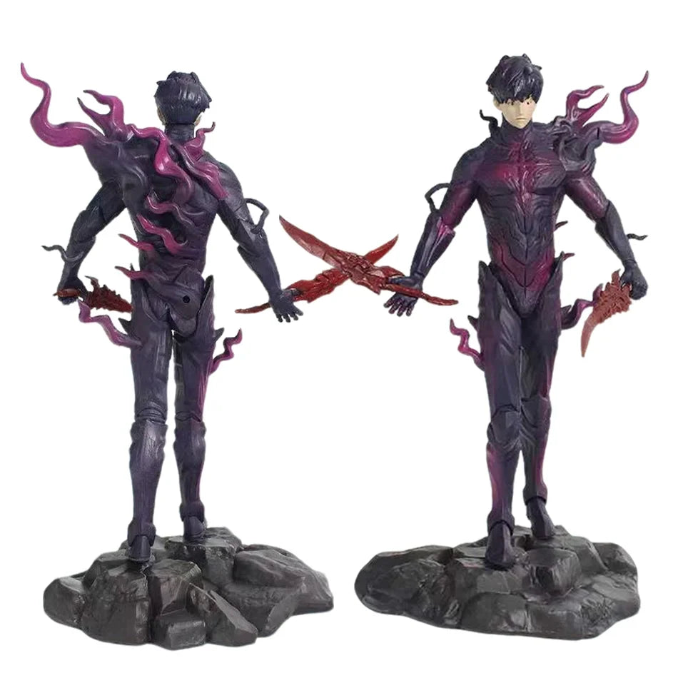 Solo Leveling Sung Jinwoo Hunter Form Standing Pose Collectible Figure Holiday Gift Model Toy