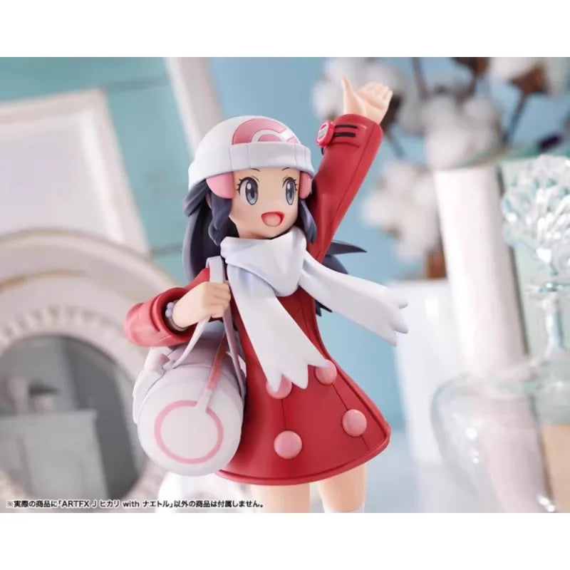 KOTOBUKIYA Original Pokemon Anime Figure ARTFX J Dawn Turtwig Action Figure Toys for Kids Gift Collectible Model Ornaments