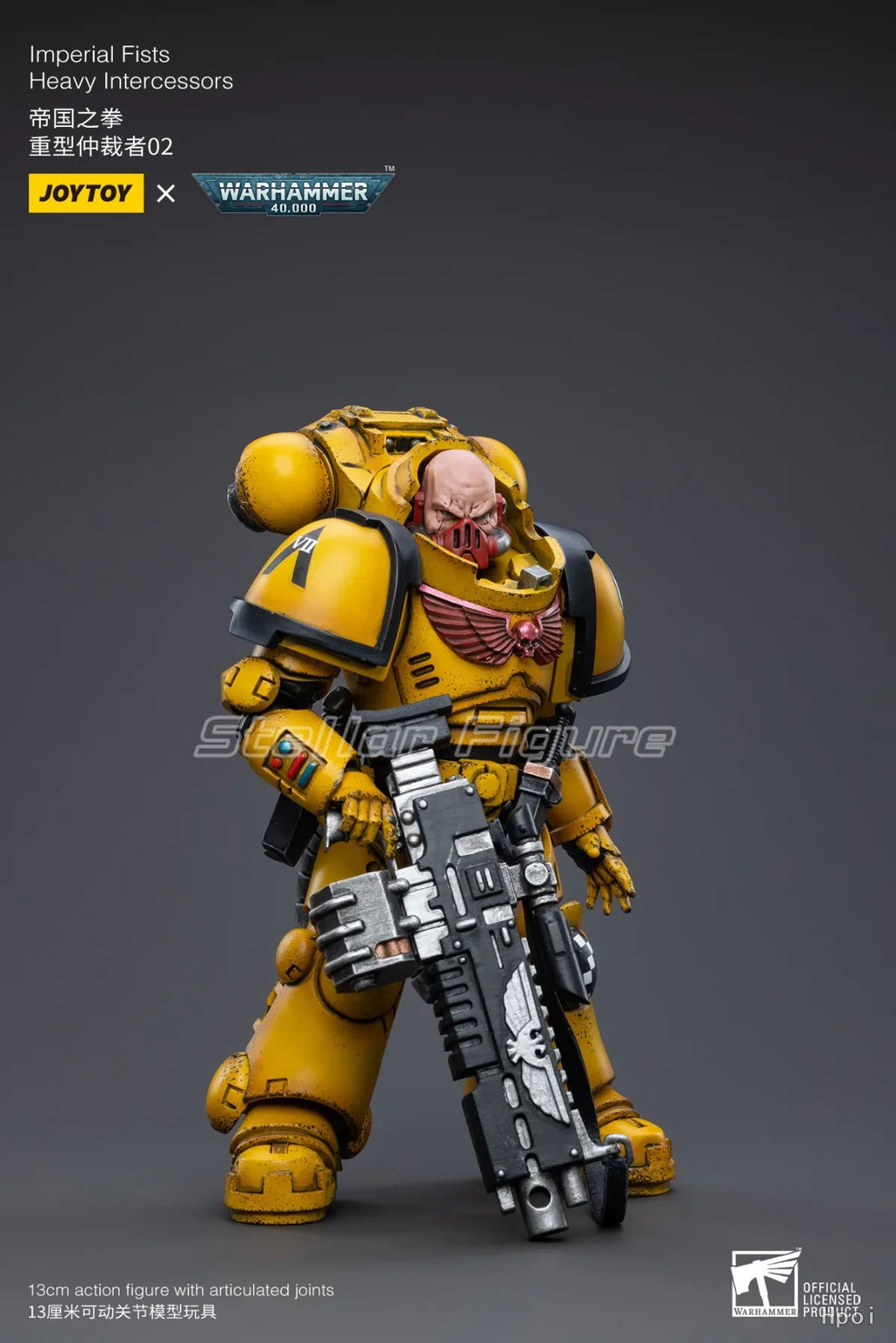 【SF】JOYTOYS 1/18 Action Figure Imperial Fists Heavy Intercessors Model Toys Gifts Collection Ornaments