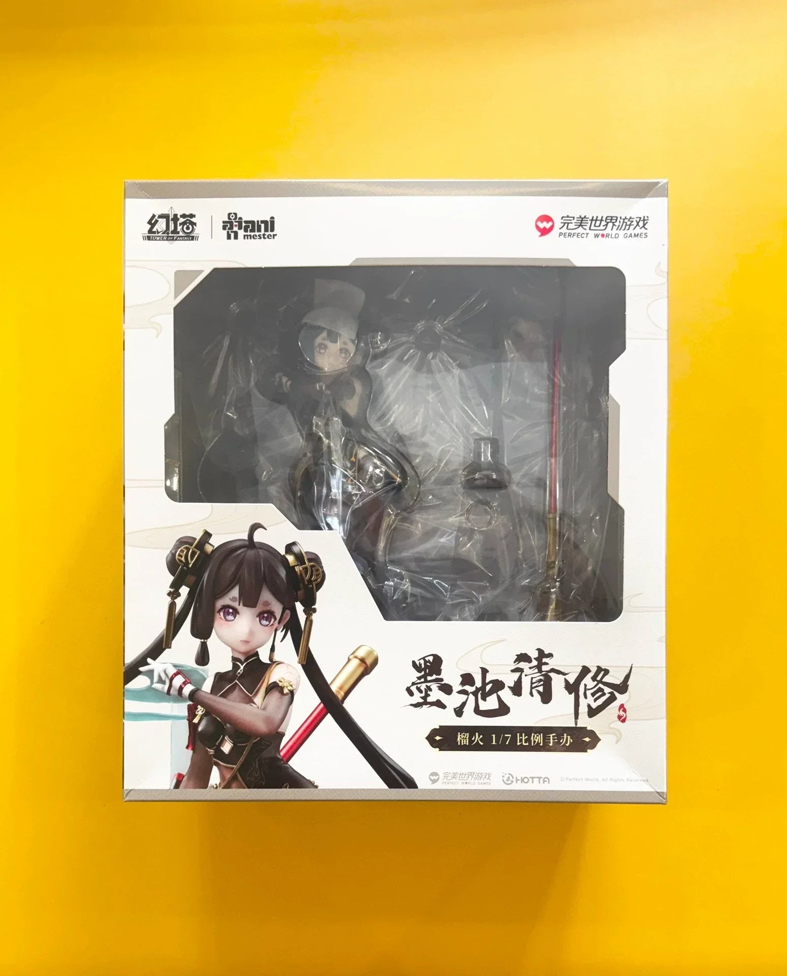 In Stock AniMester Tower of Fantasy Ling Han Ink Pond Serenity Ver. 1/7 Figure Anime Models Toy Doll Gift Hobby Collectible