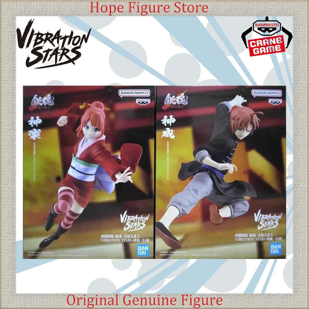 Officially Licensed BANPRESTO VIBRATION STARS Kagura Kamui Figure Anime Gintama The Final Movie Model Toy