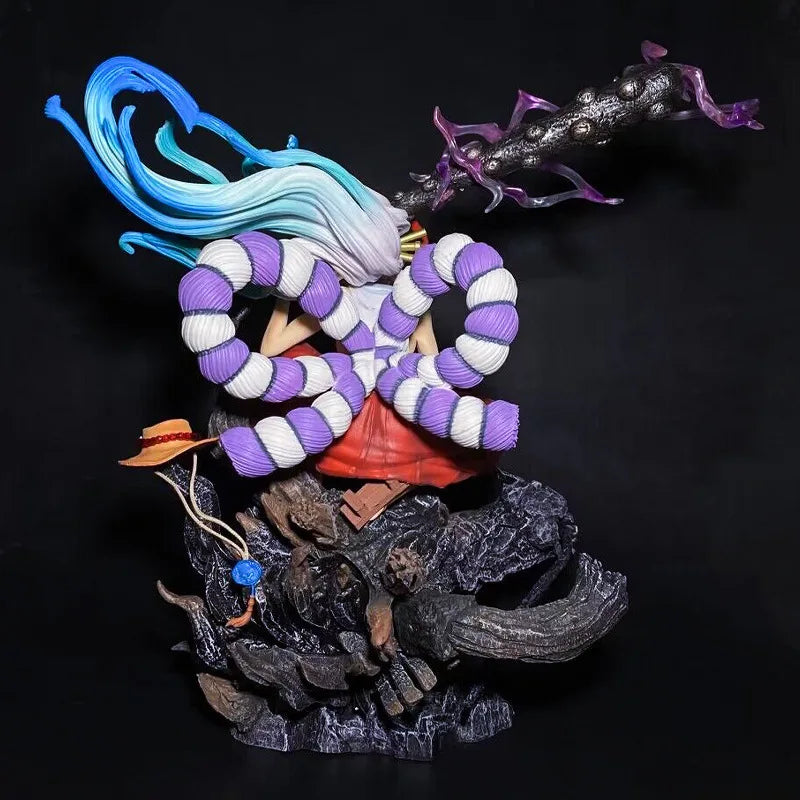 42cm Anime One Piece Wano Country Kaido's Daughter Yamato Thunder Bagua Battle Ver. GK PVC Action Figure Statue Model Toys Doll
