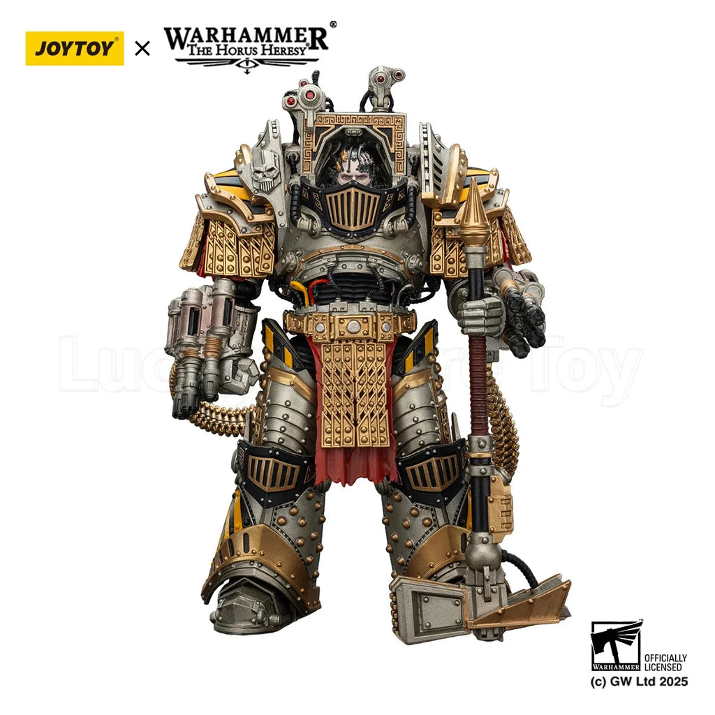 【Original 】JOYTOY Warhammer "The Horus Heresy" Iron Warriors Perturabo, Primarch of The LVth Legion 1/18 model toys