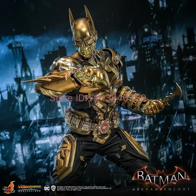 Anime Batman Arkham Knight Future Batman Black Gold Edition 1:6 Scale Handmade Collectible Action Figure for Toy Fans