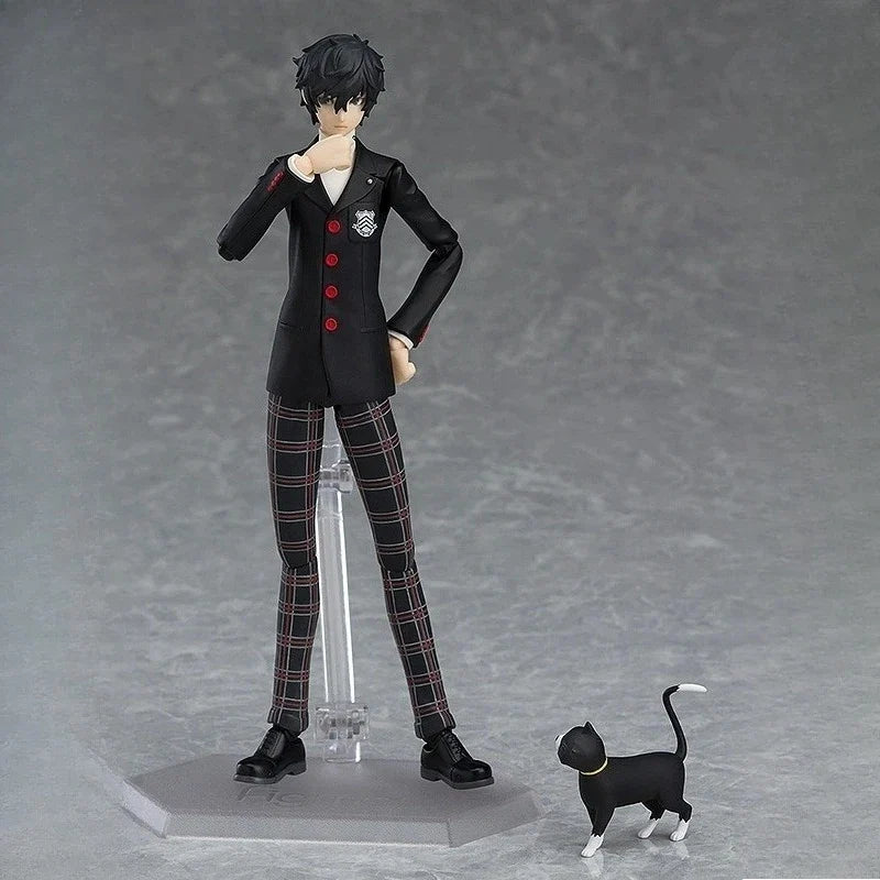 Max Original Figma Series《Persona 5: Ren Amamiya》Anime Action Figure Assembly Model Toys Collectible Model Ornaments Gifts For