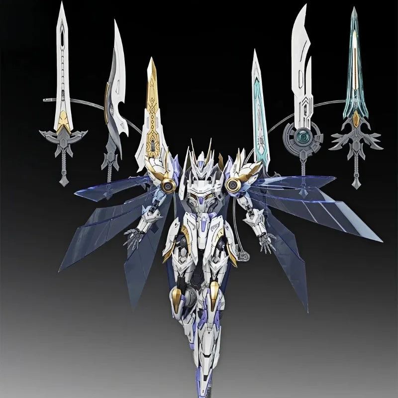SNAA Knights of The Round Table Percival Tristan Achilles Lancelot Model Kit Collectible Action Figure with Dual Armor Modes