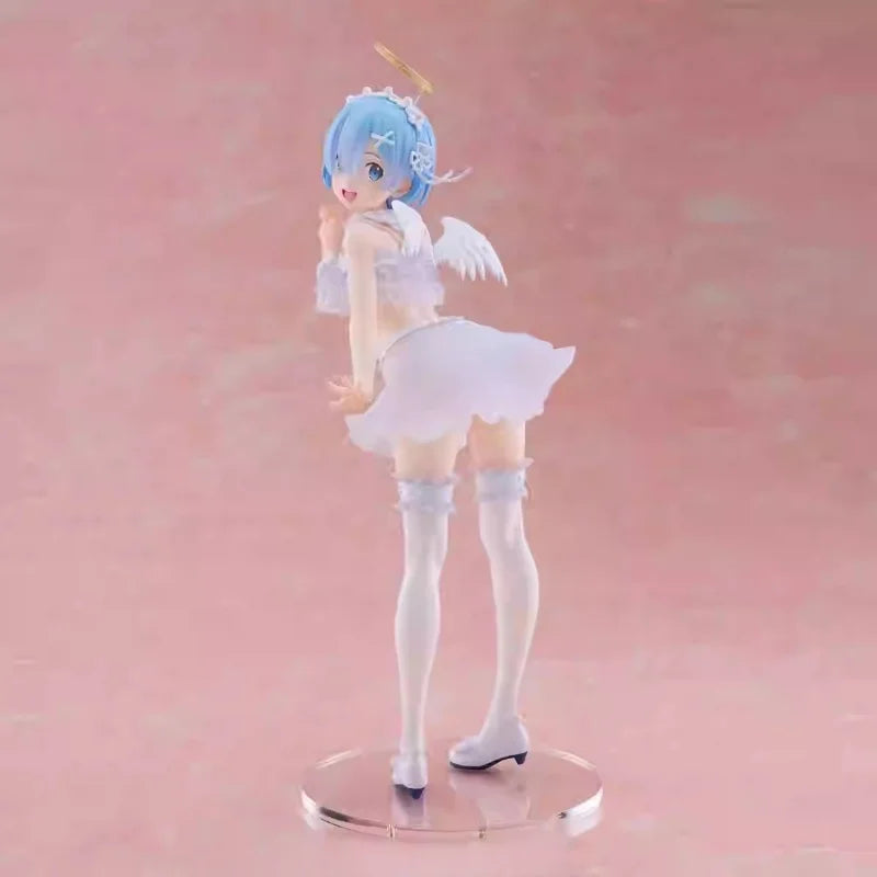 In Stock Taito Precious Figure Rem Pretty Tenshi Ver. Re:life in A Different World From Zero 23Cm Doll Anime Model Toys