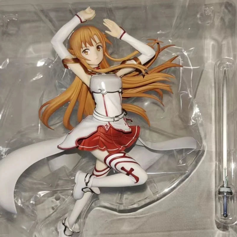 Anime Sao Yuuki Asuna Knights Of The Blood Ver. 1/8 Scale Pvc Action Figure Statue Model Toys Collection Doll Collectible Gifts
