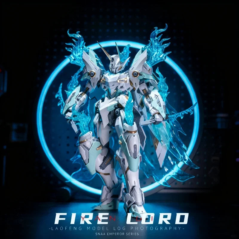 SNAA 1/100 Particle Awakening Armanent Fire Lord YR-04 Assembly Model Kit Action Figures Articulated Mecha Toy Collectible Gift