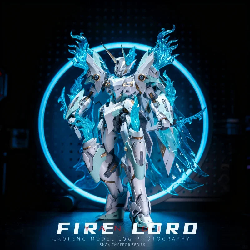 SNAA 1/100 Particle Awakening Armanent Fire Lord YR-04 Assembly Model Kit Action Figures Articulated Mecha Toy Collectible Gift