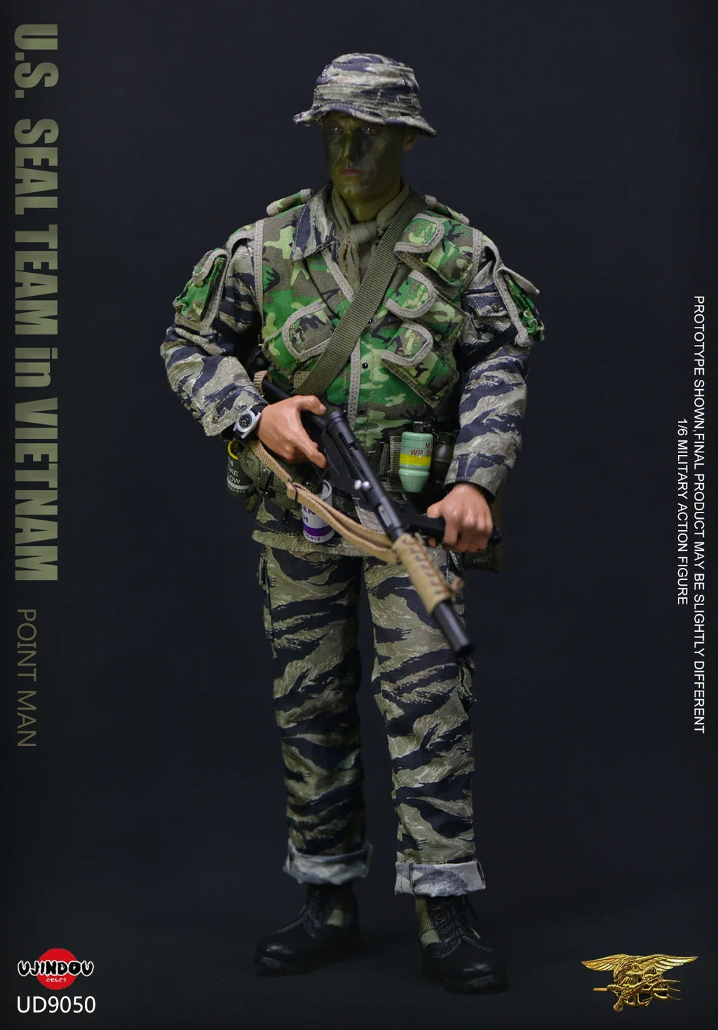 In Stock UJINDOU UD9050 1/6 Scale Male Soldier Vietnam War US Navy SEALs - Vanguard Full Set 6in Collectible Action Figure Body
