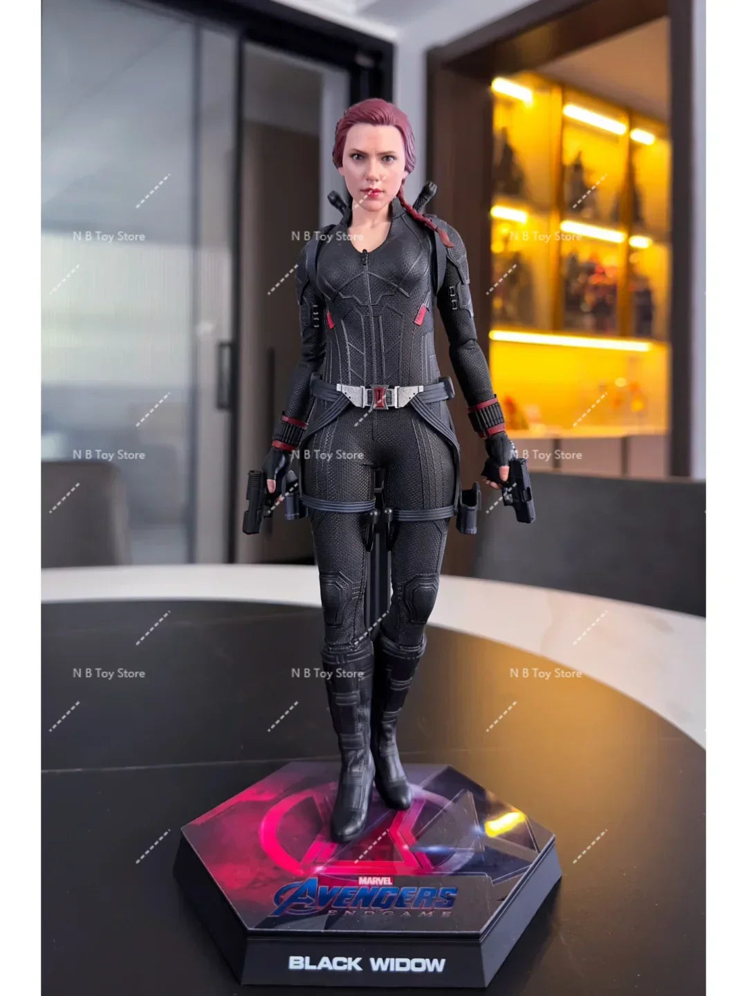 Auf Lager Original HotToys HT 1/6 MMS533 Avengers 4 Scarlett Black Widow 7.0 Actionfigur Modell Spielzeug