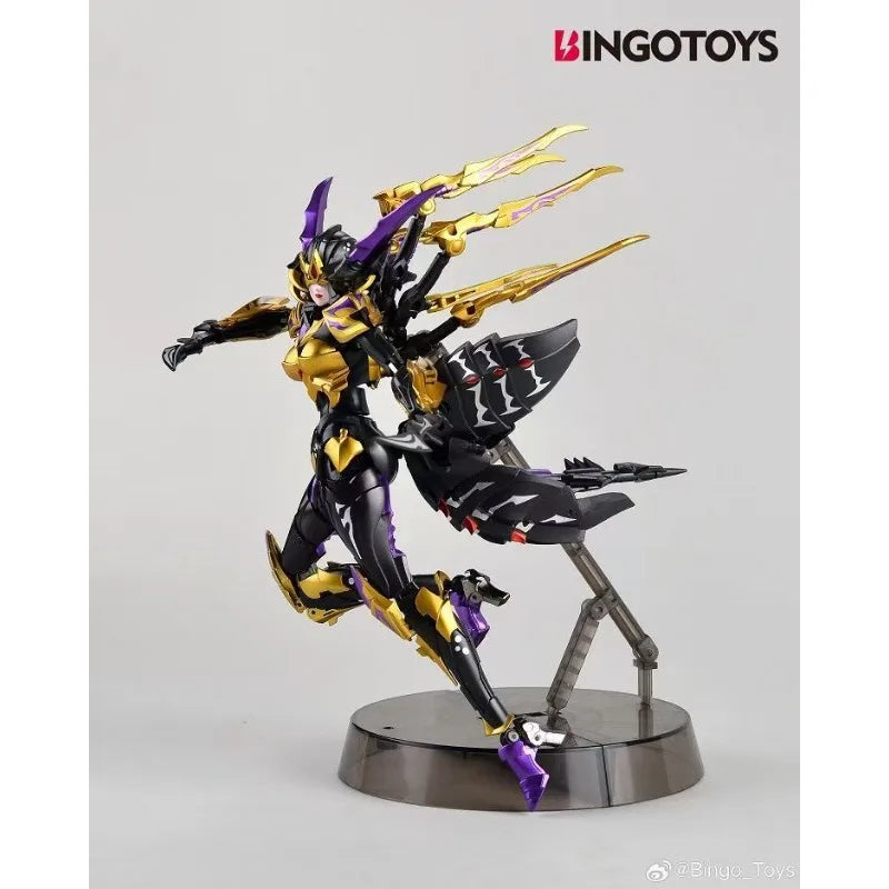 Bingo Toys Original Spider Girl BT-04 Spider Girl Transformation Toy Finished Product Model Collectibles Boy's Gift Deformation