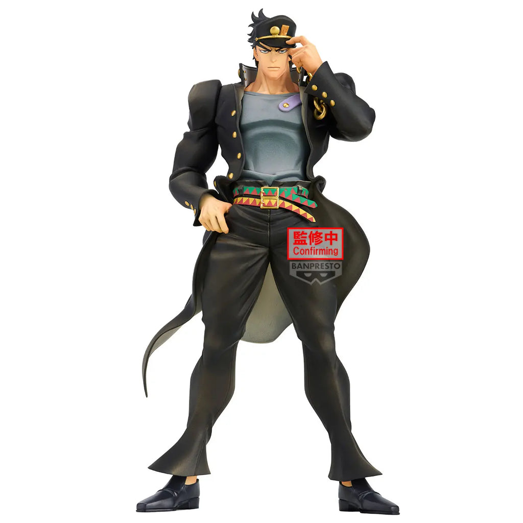 Bandai Banpresto Jojo S Bizarre Adventure Jotaro Kujo Anime Figure Model Toy Pvc 22cm Stardust Crusaders Mometria Model Toy