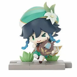 Anime Genshin Impact Kawaii Figure Paimon Amber Klee Kelly Action Figure Cute Game Figurine Model Kid Toys Children's Day Gifts