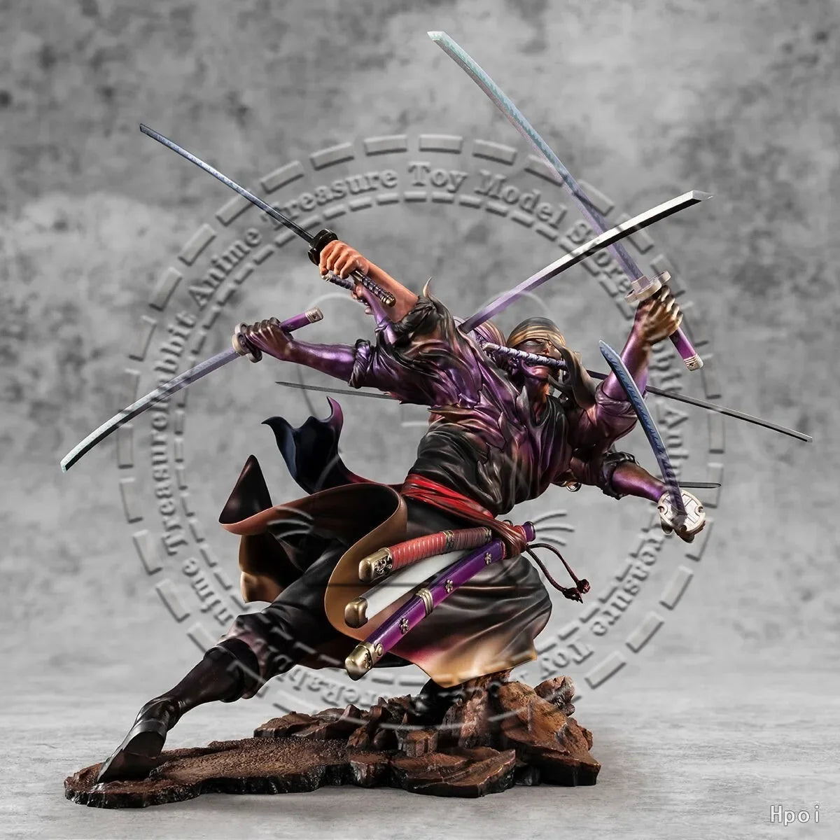 In Stock Original Genuine MegaHouse POP One Piece Roronoa Zoro WA-MAXIMUM Oni Ki Kitōryū Asura PVC Statue Collectible Figure