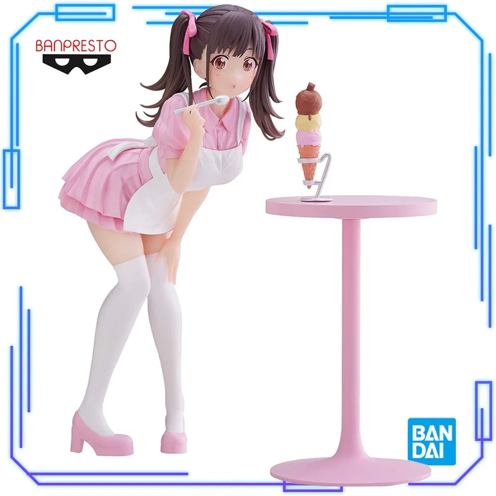 In Stock Bandai Original Genuine Banpresto THE IDOLM@STER: Shiny Colors Sonoda Chiyoko Espresto Sweetest Pose 17cm Model Figures