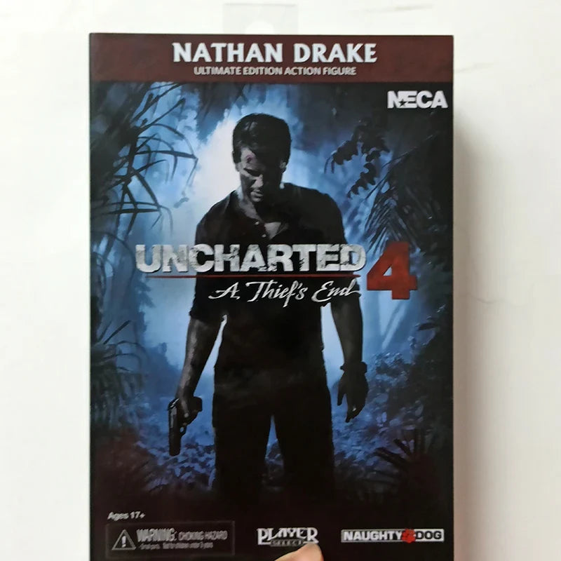 NECA Uncharted 4 A thief's end NATHAN DRAKE Action Figure Model Toys Collectable Doll Creative Present For Kids