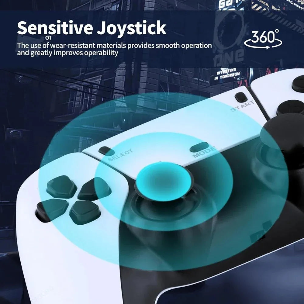 M15 Game Stick 4K HD 20000 GAMES Player 2.4Ghz Wireless Controller HandHeld Arcade Classic 2025 TV Home Video Game Consoles