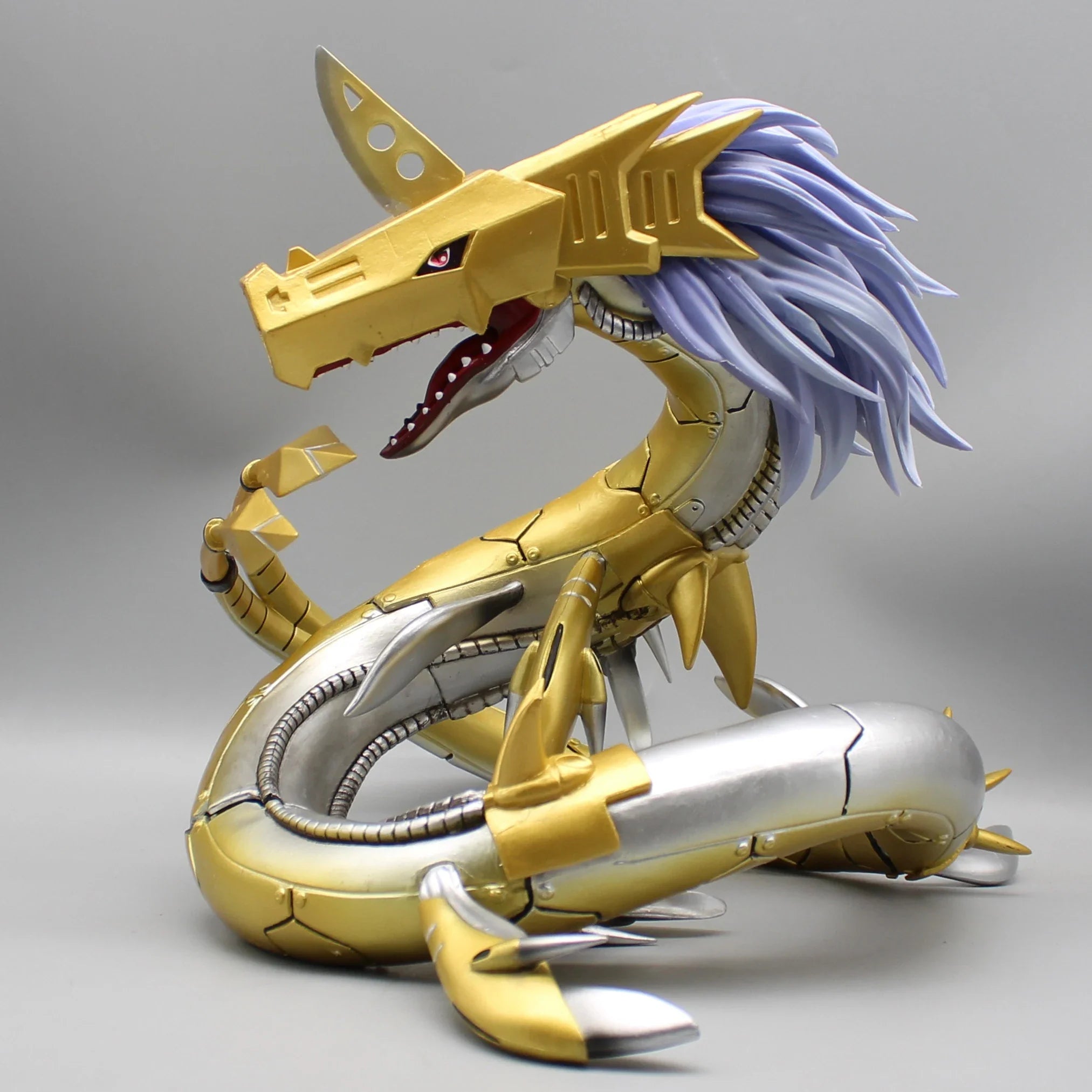 26cm Digital Monster Metal Seadramon Anime Figures Figurine Digimon Adventure Dark Masters Pvc Room Collection Decoration Toy Gi