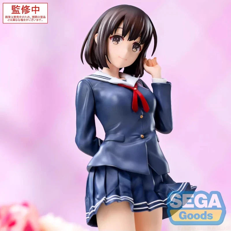 Saekano: How to Raise a Boring Girlfriend Katō Megumi uniform PVC Action Anime Model Toys Figure Collection Doll Gift