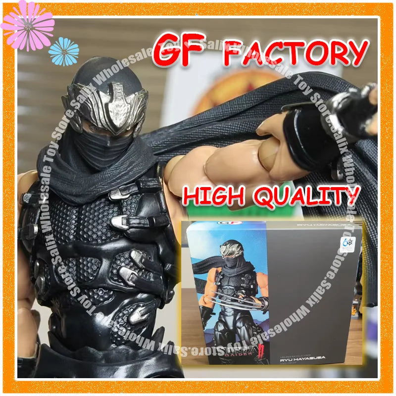 GF Factory Ryu Hayabusa Kaiyodo Revoltech Amazing Yamaguchi Ninja Gaiden Ryu Hayabusa Action Figure Models Ko Model Custom Toy
