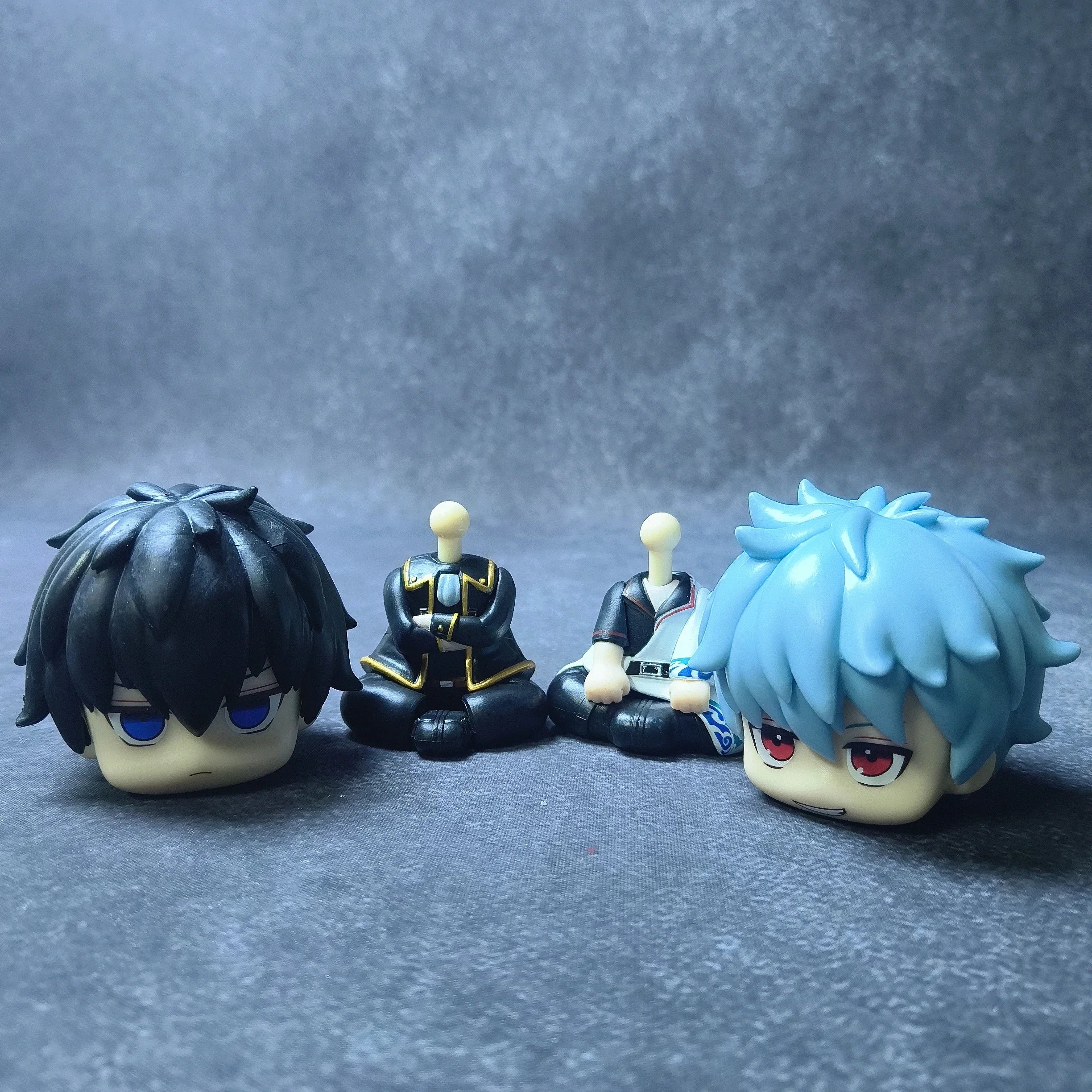 Anime Look Up Hijikata Toshiro Figures 10cm Gintama Sakata Gintoki Action Figures Q Version Cute Collection Ornament Toys Gifts
