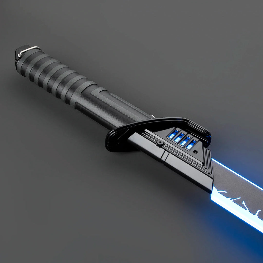 DamienSaber Dark Saber Xeno3.0 Pixel Sensitive Smooth Swing Lightsaber Heavy Dueling Metal Handle with Bluetooth Laser Sword