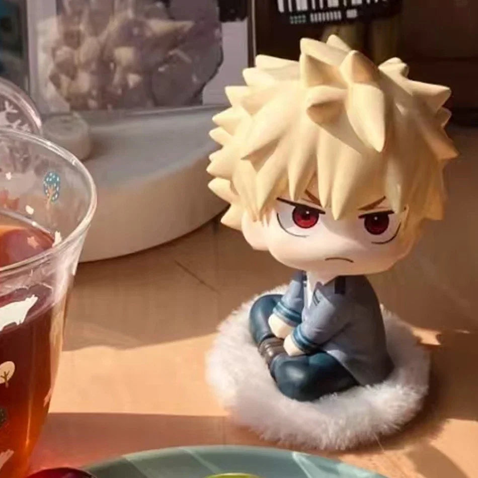 10cm boku no hero academy anime figure midoriya izuku action figure bakugo katsuki/todoroki shoto statuette pvc collection toys
