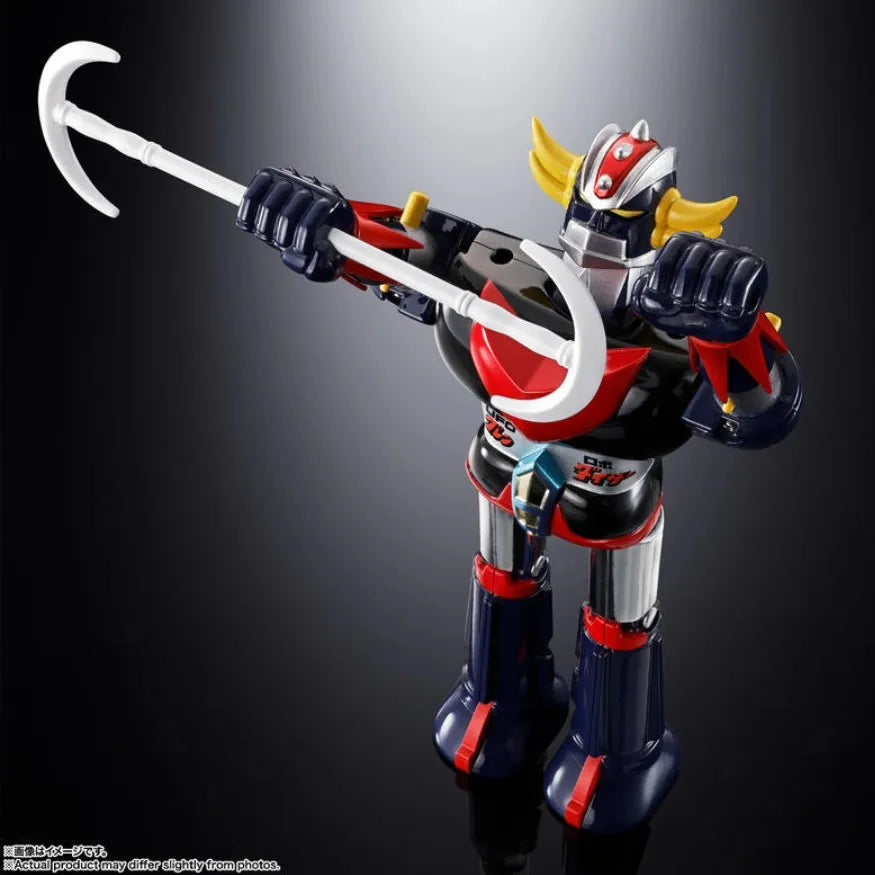 BANDAI Genuine DELUXE GRENDIZER&SPAZER UFO Form Anime Figure CHOGOKIN 1975 Replica Action Figurine Collectible Model Toys Gift