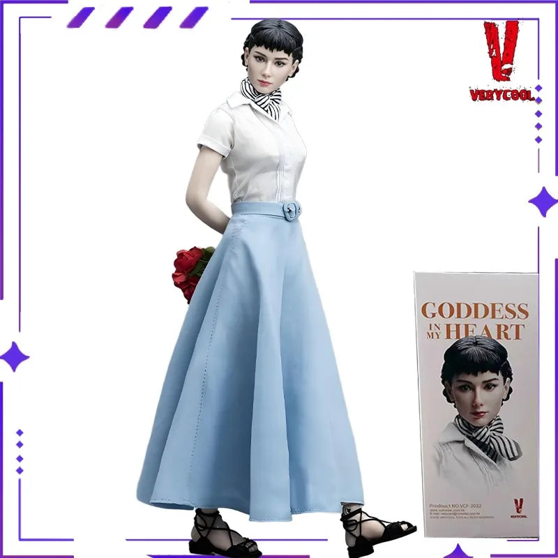 Spot VERYCOOL Original My Goddess in My Heart 1/6 Roman Holiday "Audrey Hepburn Mobile Doll Model Toy Gift Collection for Boys