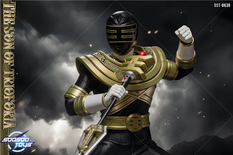 In Stock Soosootoys SST-063B 1/6 Scale Chouriki Sentai Ohranger Gold Warrior 12-inch Full Set Action Figure Male Soldier Toys