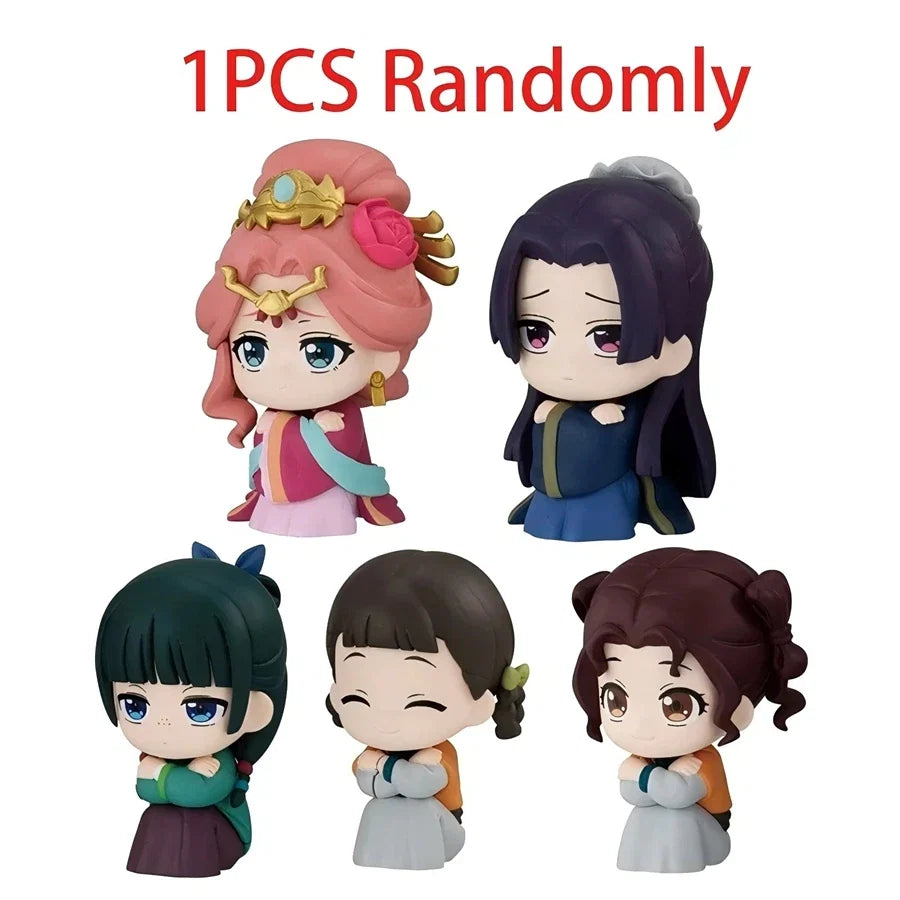 11cm Kusuriya no Hitorigoto Anime Figure Q Version Maomao Action Figure Kawaii Sitting Jinshi Figurine PVC Collection Model Toys