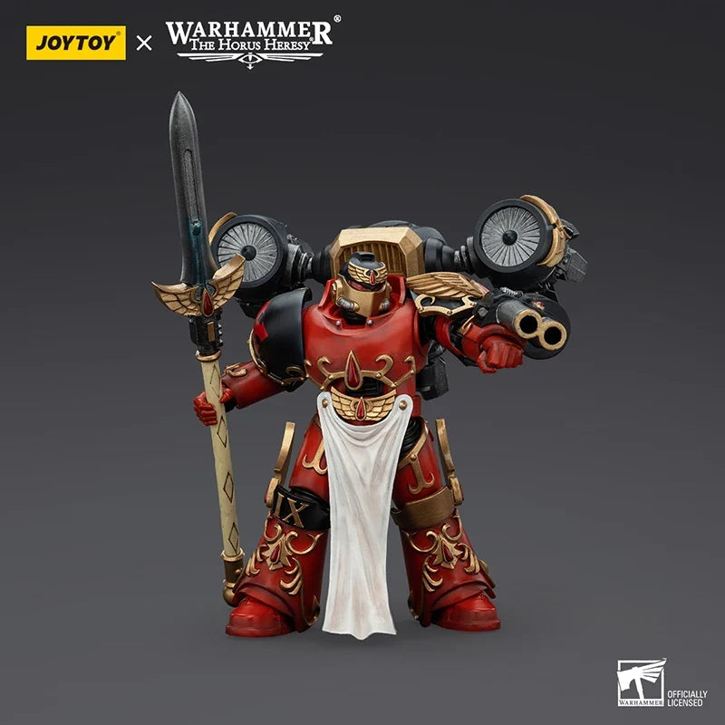 Joytoy Warhammer 40k 1/18 Action Figures Anime 12.6cm Blood Angels Raldoron First Captain Of The Blood Angels Model Gift Collect