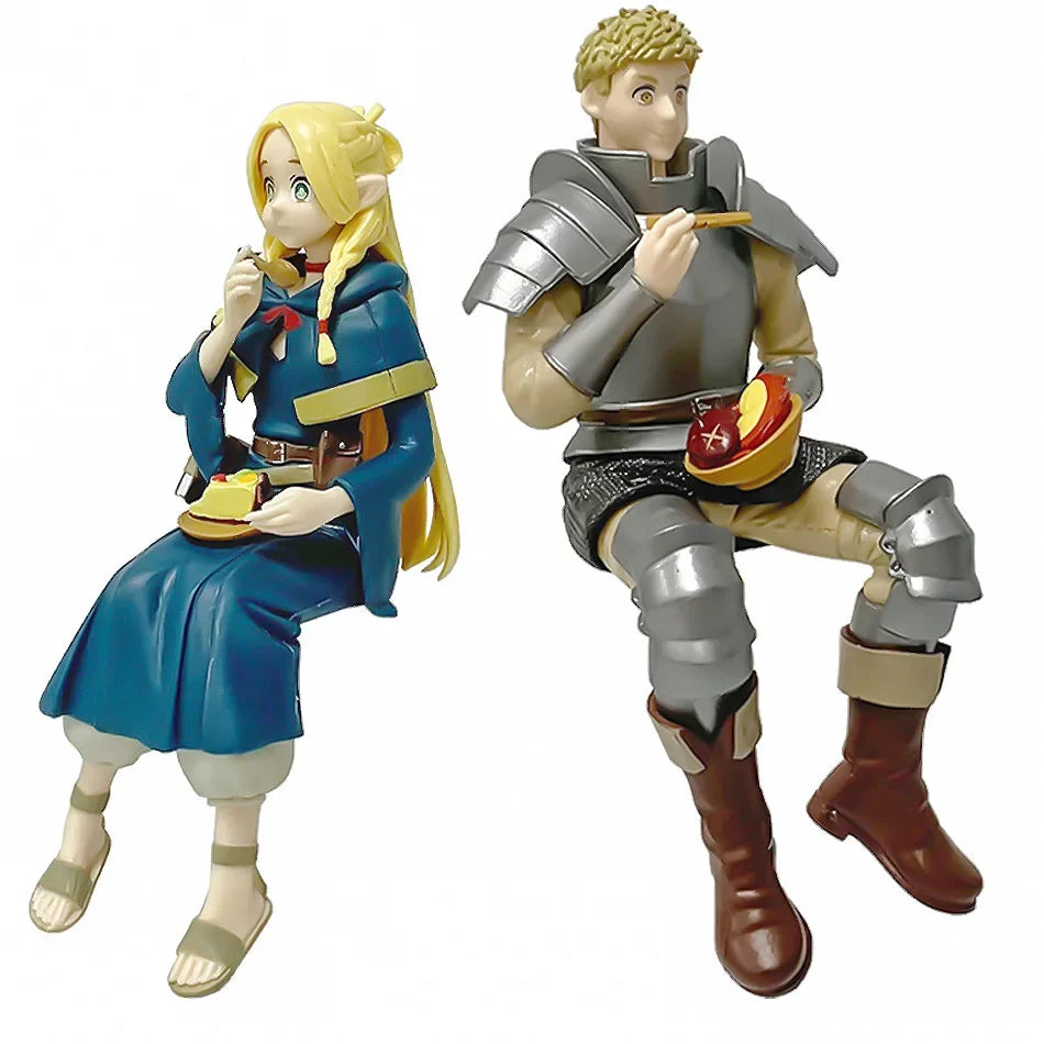 Delicious In The Dungeon Marcil Donato Anime Girl Statue Dungeon Food Leo Stouten Action Figure Model Sitting Doll Toy Gift